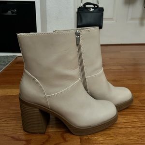 Target white boots